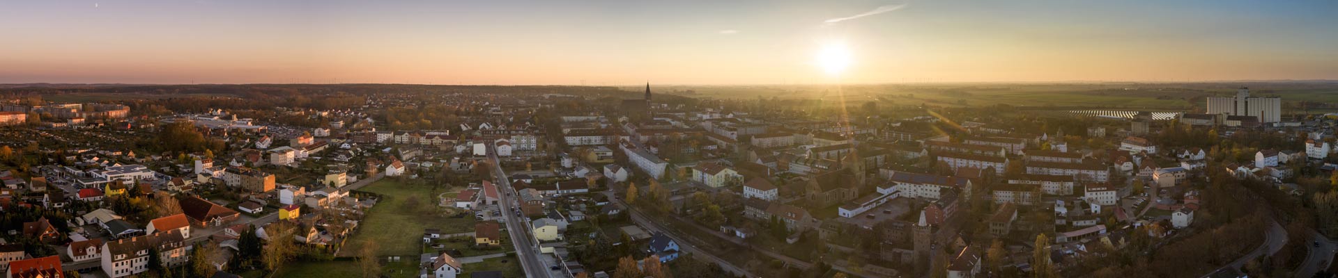 Luftbild von Pasewalk